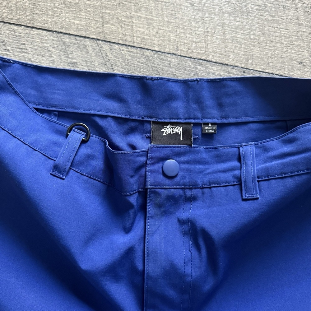 Y2K Stussy Cargo Pants Utility Wide Leg Baggy Streetwear Cotton Blend Womens 5 - Picture 14 of 16